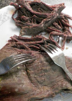 Ropa Vieja- Shred flank steak Ropa Vieja- Shred flank steak