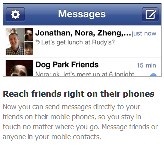 Facebook Launches Messenger App for iOS & Android