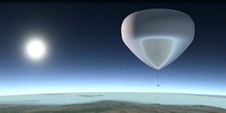 Travel To Near-Space In A 400-Foot Diameter Balloon