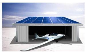 Electric Plane Powered By Its Own Solar Hangar
