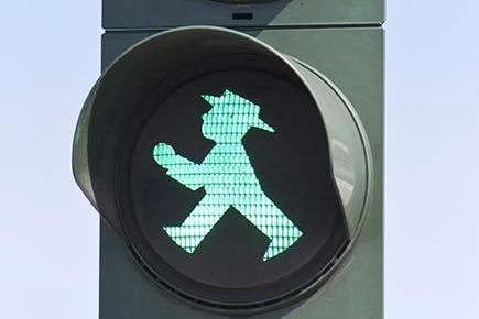 Traffi tlight man Travelling through Time and Relative Dimension in Space