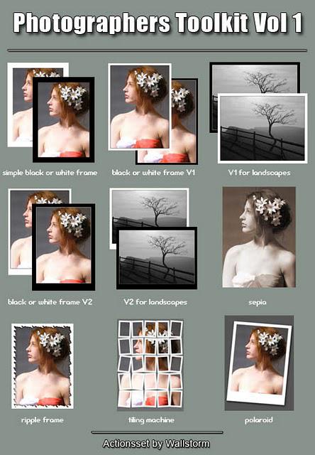 10 Free Photoshop Actions 10 Free Photoshop Actions