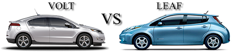 Chevy Volt vs Nissan Leaf