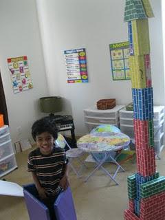 Building blocks and kids