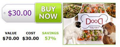 $30 for $70 Worth of Dood All-Natural Dog Food!