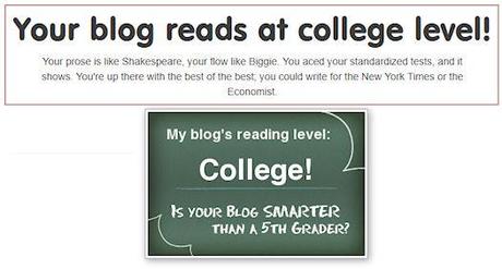 Is Your Blog Smarter Than A 5th Grader? Is Your Blog Smarter Than A 5th Grader?