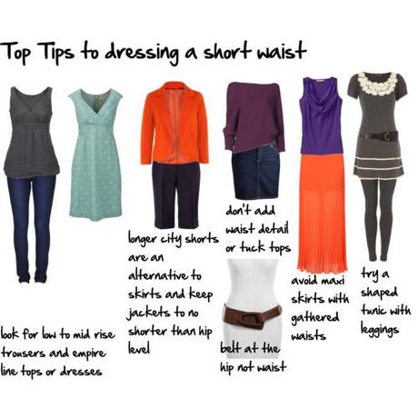 top tips to dressing a short waist