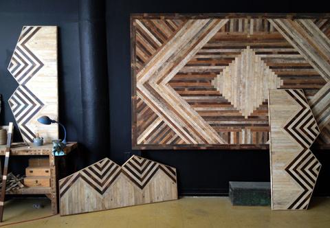 reclaimed wood studio shop 