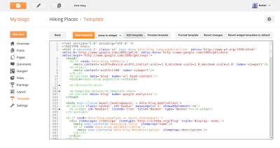 Improvements to the Blogger template HTML editor