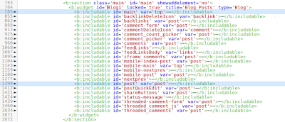 Improvements to the Blogger template HTML editor