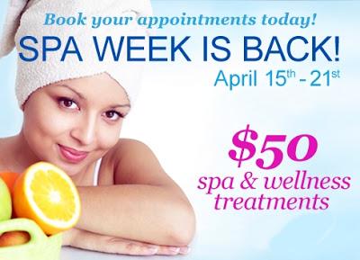 Spa Week is Back | Book Your Facials, Massages, etc, Today!!