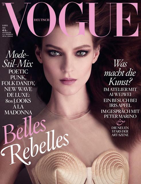 KATI NESCHER FOR VOGUE GERMANY MAY 2013 COVER