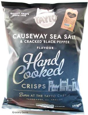 Tayto Causeway Sea Salt & Cracked Black Pepper Handcooked Crisps