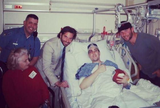 Bradley Cooper Visits Boston Victims in Hospital bradley-cooper-jeff-bauman