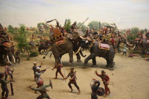 DAILY PHOTO: Miniature Elephant Fight Taken in the Thai National Museum in Bangkok in October of 2012