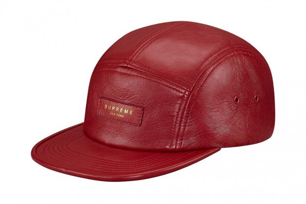 Supreme Leather Camper Five-Panel Supreme