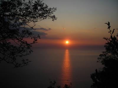 Punta Chiappa sunset