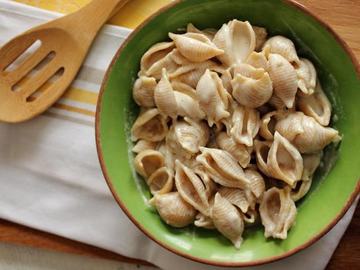 Whole Wheat Shells with Four Cheeses Whole Wheat Shells with Four Cheeses