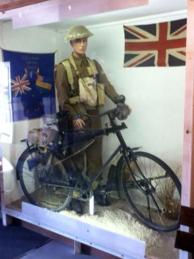 British Soldier Bike Operation Dynamo Museum Dunkirk