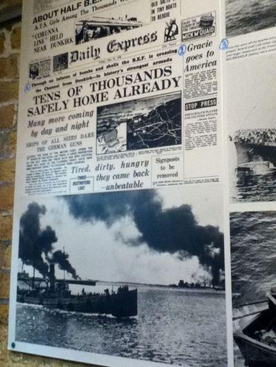 Newspaper Articles Operation Dynamo Museum Dunkirk