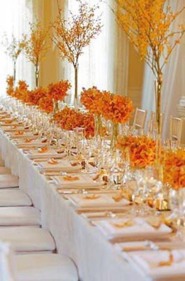 and yellow Wedding table Centerpieces Beautiful runner for Paperblog Table  Arrangements wedding