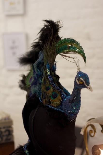 peacock hat
