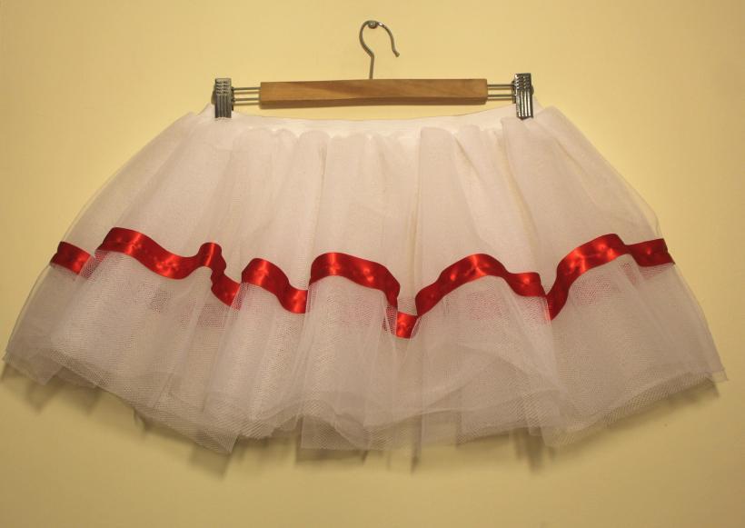 Red and White St Georges Day England Tutu