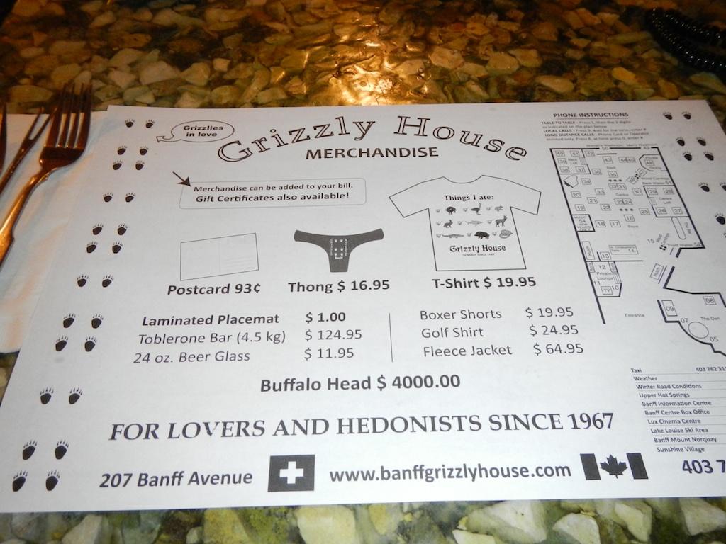 GrizzlyHouse Place mat