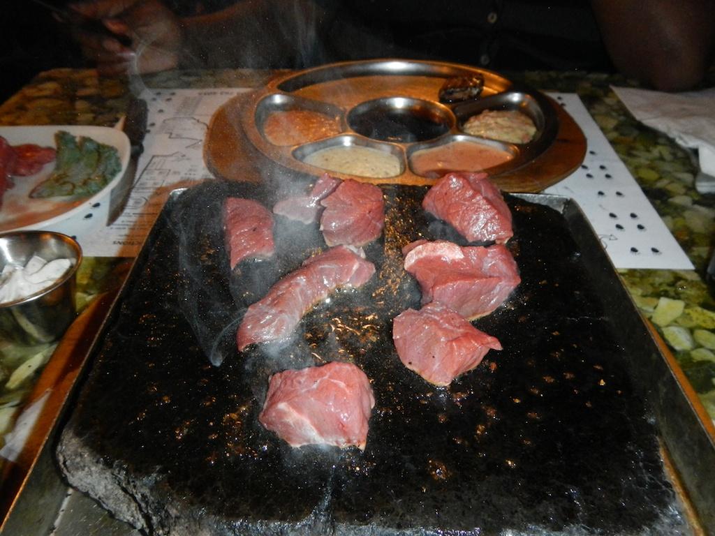 Grizzly House Hot Stone Cooking