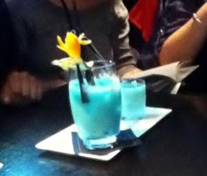 Blue Cocktail Crystal Lounge Brussels
