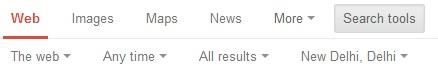 Now Search the results by Date and Time via Google Search Tools search tools