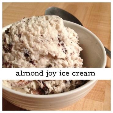 almond joy ice cream
