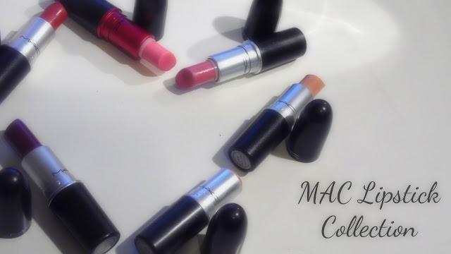 MAC Lipstick Collection.