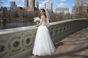 Laura Bow Bridge Bride Central Park