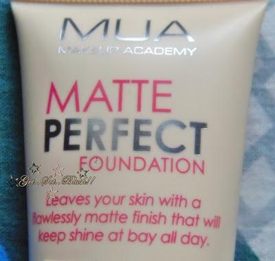 MUA Matte Perfect Shine Control Foundation in Natural - Review,Swatch