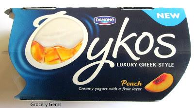 Oykos Luxury Greek Style Peach Yogurt