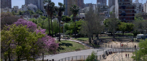 plaza armenia desde una terraza 300x124 Green Spaces in Buenos Aires