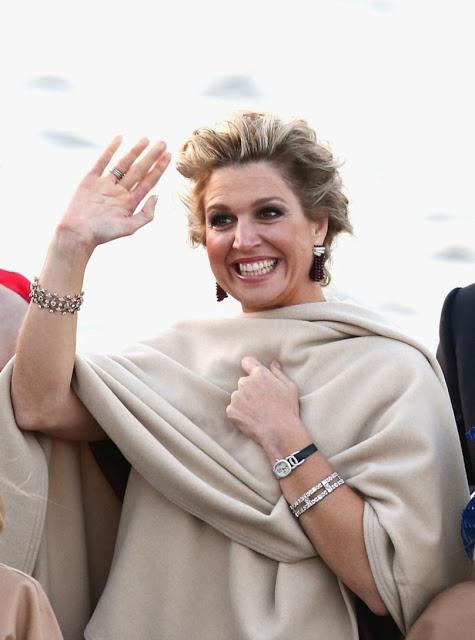 Queen Maxima Water Pageant Gown by Jan Taminiau Queen Maxima Water Pageant Gown by Jan Taminiau