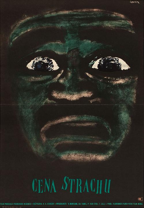 1968 Polish poster for THE WAGES OF FEAR (Henri-Georges Clouzot, France Italy, 1953)