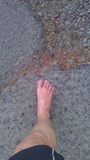 Barefoot Running? Yeah, I do that.