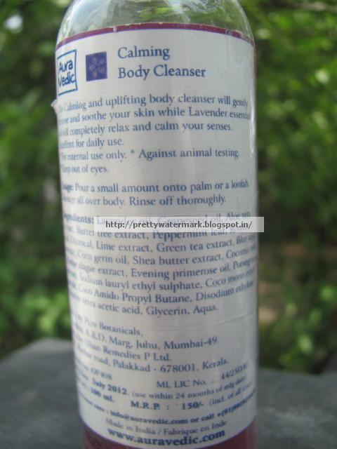 Aura Vedic - Calming Body Cleanser Review