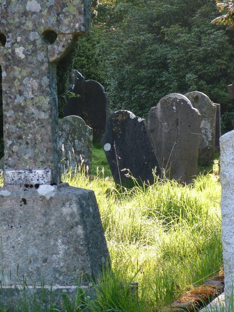Glendalough, one of the most beautiful places in Ireland among the tombstones at glendalough - ireland