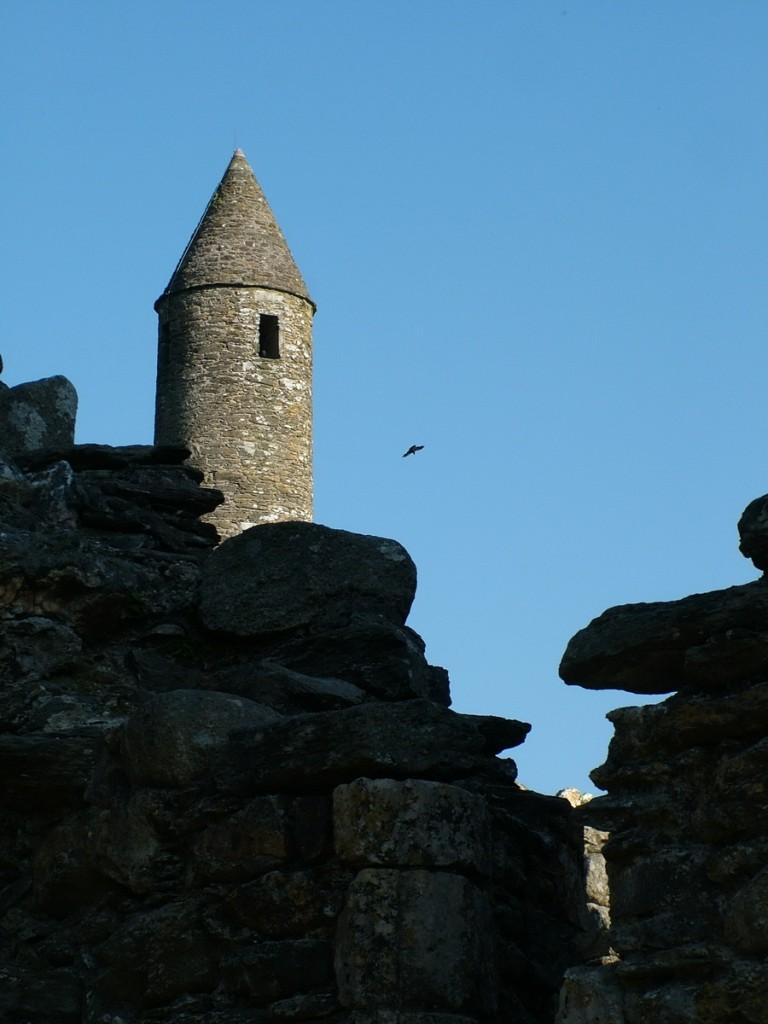 Glendalough, one of the most beautiful places in Ireland Top of The Round Tower - Glendalough - Ireland