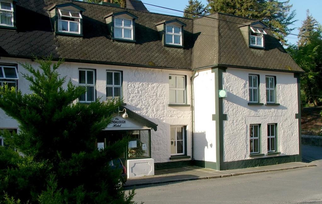 Glendalough, one of the most beautiful places in Ireland Glendalough hotel - in the Wicklow Mountains - Ireland