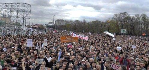 Protest rally, Moscow, 6 May 2013.