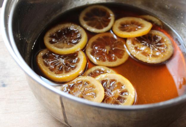 Candied Lemons and Sugar
