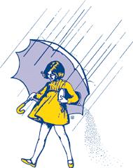 The Morton Salt Umbrella Girl