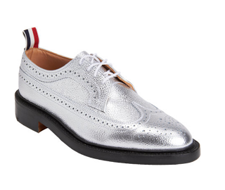 Metallic Makeover: Thom Browne Metallic Wingtip Brogue Metallic Makeover: Thom Browne Metallic Wingtip Brogue