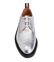 Metallic Makeover: Thom Browne Metallic Wingtip Brogue Metallic Makeover: Thom Browne Metallic Wingtip Brogue