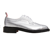 Metallic Makeover: Thom Browne Metallic Wingtip Brogue Metallic Makeover: Thom Browne Metallic Wingtip Brogue